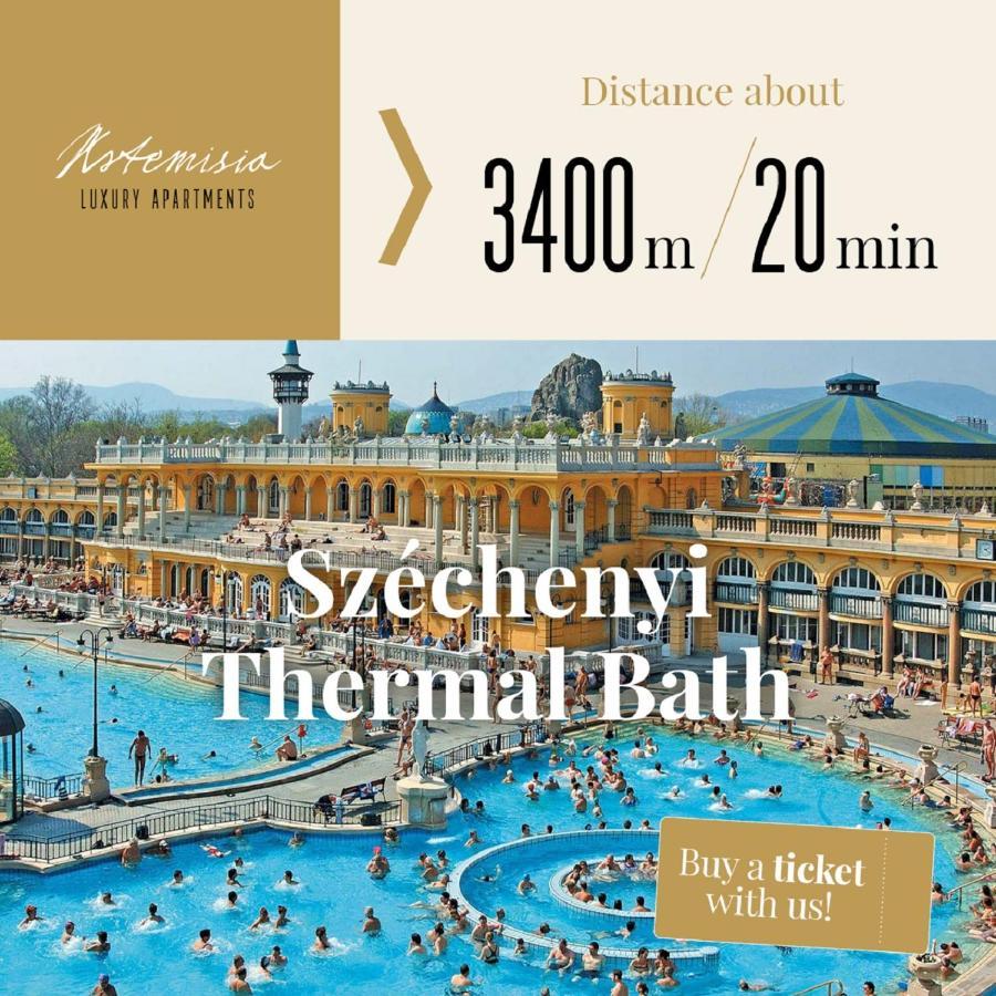 Artemisia Luxury Apartments Balcony Budapest Luaran gambar